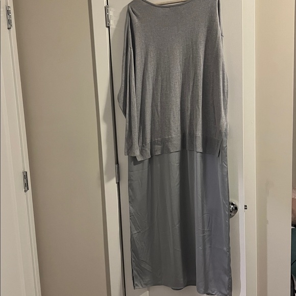 J. Jill Wearever Collection Gray Long Sleeve Dress - Picture 7 of 7